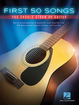 First 50 Songs You Should Strum on Guitar Guitar and Fretted sheet music cover